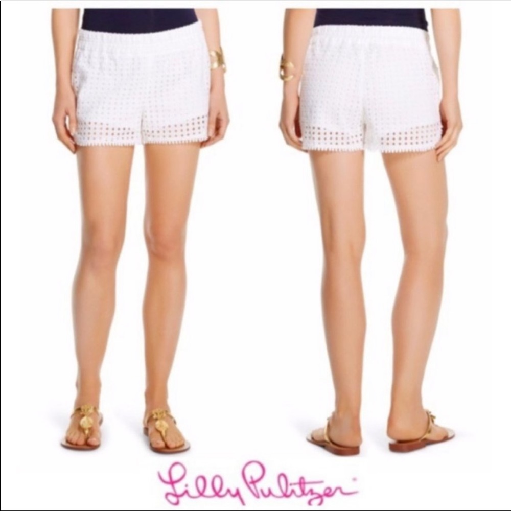 Lily Pulitzer for Target White Eyelet Shorts